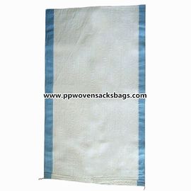 Chine Engrais bleu de bande emballant les sacs tissés par pp fournisseur