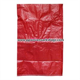 Chine Les sacs tissés par pp rouges adaptés aux besoins du client/25kg pp renvoie pour emballer les granules en plastique/nourriture/produit chimique fournisseur