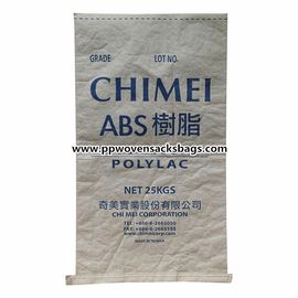 Chine Sacs tissés réutilisés de polypropylène stratifiés par sacs en papier de Multiwall de papier d'emballage pour la résine d'ABS fournisseur