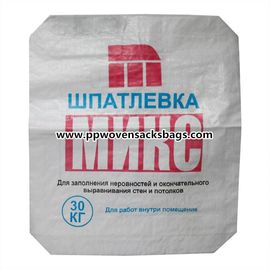 Chine Sacs d'emballage de ciment de valve de polypropylène tissés par fond de bloc avec l'impression adaptée aux besoins du client fournisseur
