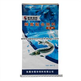 Chine Sacs à emballage du fond de bloc de sacs stratifiés par film de la farine de poisson BOPP pp Wover d'alimentation, de farine et fournisseur