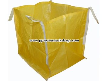 Chine Pp jaunes enferment dans une boîte des sacs pour le minerai/sac enorme tissé durable du polypropylène FIBC grand fournisseur