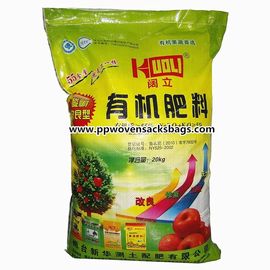 Chine Sacs durables d'emballage d'engrais organique, sacs stratifiés à emballage tissés par pp fournisseur