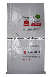 Chine BOPP blanc a stratifié les sacs tissés par pp pour l'emballage adhésif de la résine 20kgs fournisseur